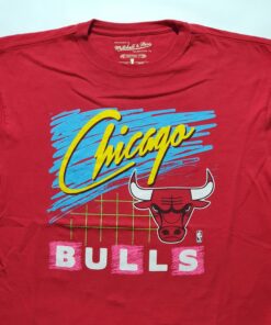 Rare Chicago Bulls Big Logo Tshirt Hoodie Crewneck Sweatshirt Reprinted Full Color Full Size Gifts for NBA Fans