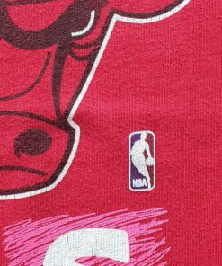 Rare Chicago Bulls Big Logo Tshirt Hoodie Crewneck Sweatshirt Reprinted Full Color Full Size Gifts for NBA Fans