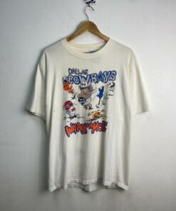 Rare Vintage Style Cowboys Tshirt Hoodie Crewneck Sweatshirt Reprinted Full Color Full Size Gifts for NBA Fans