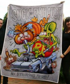 Rat Fink Garage Blanket