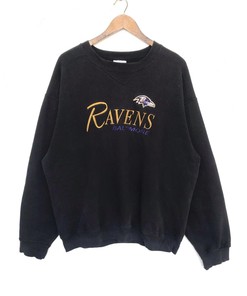 Ravens Baltimore NFL Club American Football Tshirt Pullover Hoodie Crewneck Sweatshirt Reprinted Full Color Full Size Gifts For NFL Fans
