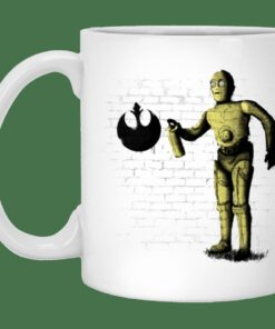 Rebel Banksy Mug Gifts for Friends, Gifts for Valentine Day, Coulpe Gifts
