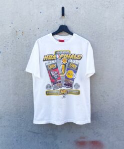 Reebok ’02 NBA Finals Lakers Vs Nets Tshirt Hoodie Crewneck Sweatshirt Reprinted Full Color Full Size Gifts for NBA Fans