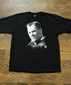 Reebok Oakland Raiders Howie Long NFL Football Tshirt Pullover Hoodie Crewneck Sweatshirt Reprinted Full Color Full Size Gifts For NFL Fans
