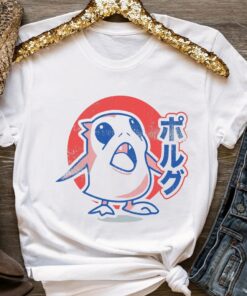 Retro 90s Star Wars Cute Porg Shirt, Galaxy's Edge Vacation Trip, Unisex T-shirt Family Birthday Gift Adult Kid Toddler Comfort Colors Tee