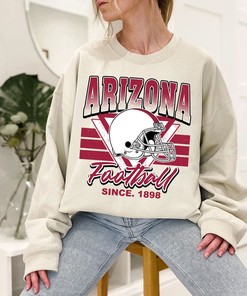 Retro Arizona Football Crewneck Sweatshirt Hoodie Shirt Gifts for NFL Fans