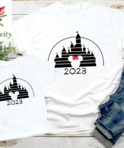 Retro Disney Family Shirts, Disney Vacation Shirt, Retro Castle Mickey Mouse 2023, Disneyworld Shirt, Disneyland Shirt