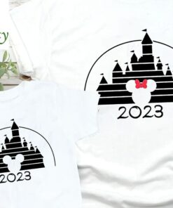 Retro Disney Family Shirts, Disney Vacation Shirt, Retro Castle Mickey Mouse 2023, Disneyworld Shirt, Disneyland Shirt