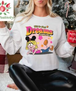 Retro Disney Lizzie Mcguire This Is What Dreams Are Made Of Shirt, Magic Kingdom Unisex T-shirt Family Birthday Gift Adult Kid Toddler Tee