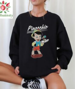 Retro Disney Pinocchio and Jiminy Cricket Shirt, Disneyland Holiday Vacation Trip, Unisex T-shirt Family Birthday Gift Adult Kid Toddler Tee