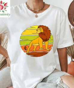Retro Disney The Lion King Adult Simba Pride Rock Sun Shirt, Disney Shirt, Disney The lion King TShirt, Lion King Shirt