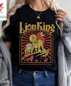 Retro Disney The Lion King Pride Rock Sunset Shirt, Disneyland Vacation Gift Unisex T-shirt Birthday Gift Hoodie Sweatshirt