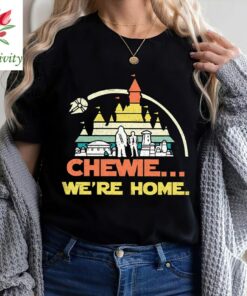 Retro Pastel Color Chewie We're Home Shirt, Han Solo Chewbacca T-shirt, Disney Star Wars Day Tee, Galaxy's Edge Shirt, Star Wars Fan Gift