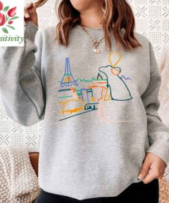 Retro Remy Ratatouille Sweatshirt, Colorful Ratatouille hoodie, Epcot food and wine tee, Ratatouille kitchen, Epcot Family Shirt