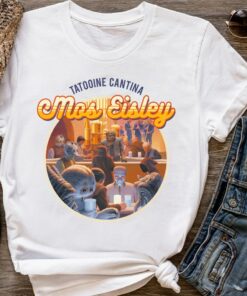 Retro Star Wars Mos Eisley Tatooine Cantina Circle Portrait Shirt, Galaxy's Edge Unisex T-shirt Family Birthday Gift Adult Kid Toddler Tee