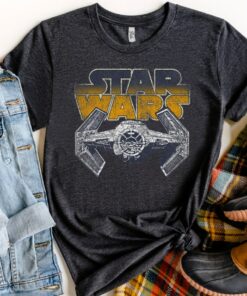 Retro Star Wars Super Tie Fighter Logo Shirt, Galaxy's Edge Trip, Unisex T-shirt Family Birthday Gift Adult Kid Toddler Comfort Colors Tee