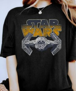 Retro Star Wars Super Tie Fighter Logo Shirt, Galaxy's Edge Trip, Unisex T-shirt Family Birthday Gift Adult Kid Toddler Comfort Colors Tee