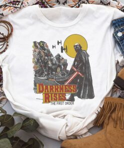 Retro Star Wars The Rise of Skywalker Darkness Rises Shirt, Galaxy's Edge Trip Unisex T-shirt Family Birthday Gift Adult Kid Toddler Tee