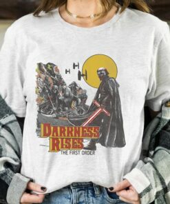 Retro Star Wars The Rise of Skywalker Darkness Rises Shirt, Galaxy's Edge Trip Unisex T-shirt Family Birthday Gift Adult Kid Toddler Tee