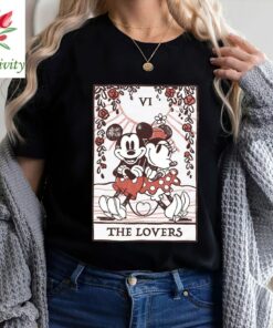 Retro Tarot Card Disney Mickey And Friends Mickey and Minnie Unisex T-shirt, Disneyland Fall Trip Family Vacation Gift, Magic Kingdom Kid Tee