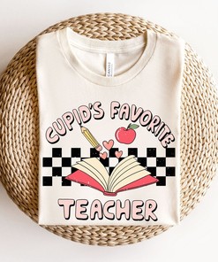 Retro Teacher Valentine Shirt, New Teaching Assistant Heart Tshirt, Funny Elementary Teacher Valentine's Day Shirt, Vday Tee
