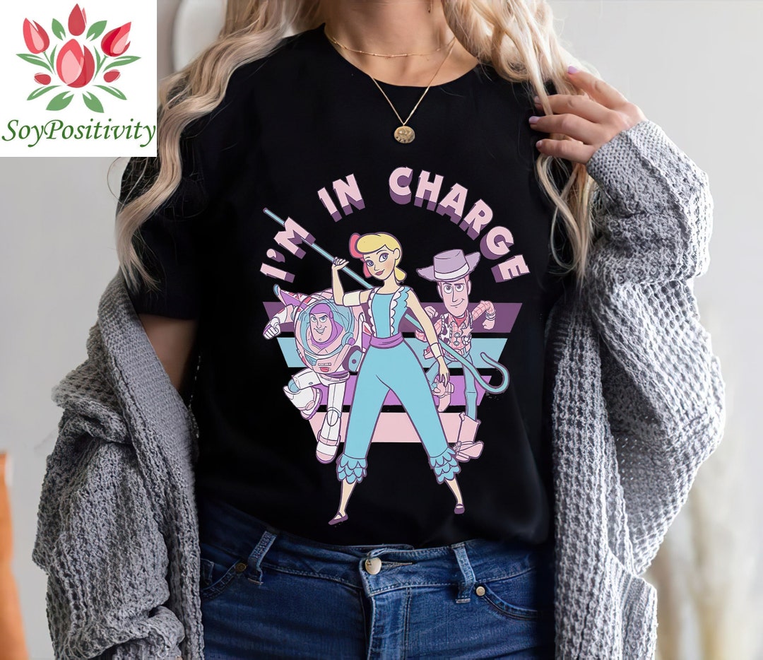 Retro Vintage Disney Pixar Toy Story Bo Peep I'm In Charge Shirt, Toy Story Shirt, Disney Toy Story Shirt, DisneyWorld Shirt