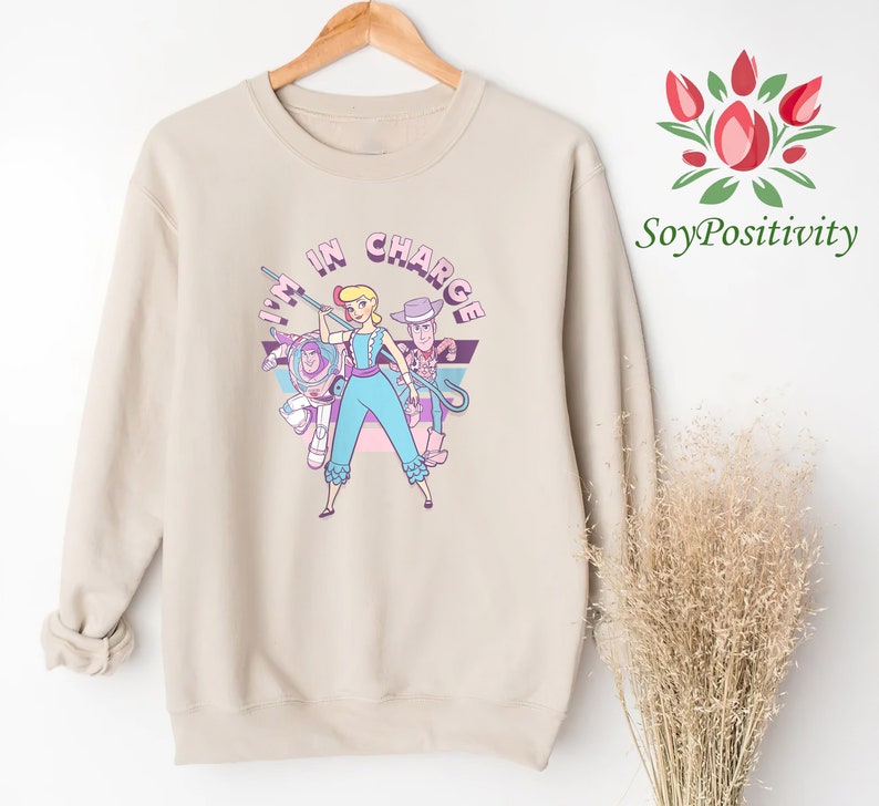 Retro Vintage Disney Pixar Toy Story Bo Peep I'm In Charge Shirt, Toy Story Shirt, Disney Toy Story Shirt, DisneyWorld Shirt