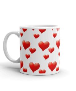 Romantic Mug, I Love You Mug, One And Only, Romantic Gift Mug, Valentine Mug, Say It With Hearts Mug