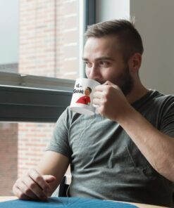 Ronaldo Coffee Mug For Valentines Day Gift, Mufc Coffee Cup, I Love Siuuu, Valentines Day Gift For Men