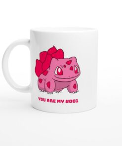 Rose Bulba Saur Mug, I Choose You, You Are My, Valentine Mug, Pokemon Mug, Coffee, Gifting Mug, Galentines Day