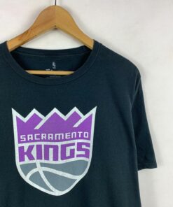 Sacramento Kings NBA Logo Tshirt Sweatshirt Hoodie Crewneck Sweatshirt Pullover Reprinted Full Color Full Size Gifts for NBA Fans