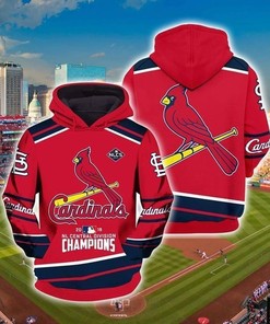 Saint Louis Cardinals Nl Central Division Champions 3D All Over Print Zip Up Hoodie Option