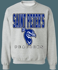 Saint Peter's Peacocks Vintage NCAA Crewneck Sweatshirt Hoodie Shirt Gifts for Fans