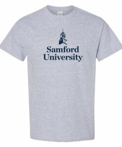Samford University Bulldog Institutional Logo Shirt Sweatshirt Pullover Hoodie Reprinted Full Color Full Size