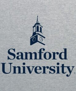 Samford University Bulldogs Institutional Logo Shirt Sweatshirt Pullover Hoodie Reprinted Full Color Full Size