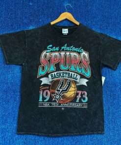 San Antonio Spurs Basketball 1973 NBA Tshirt Sweatshirt Hoodie Crewneck Sweatshirt Pullover Reprinted Full Color Full Size Gifts for NBA Fans