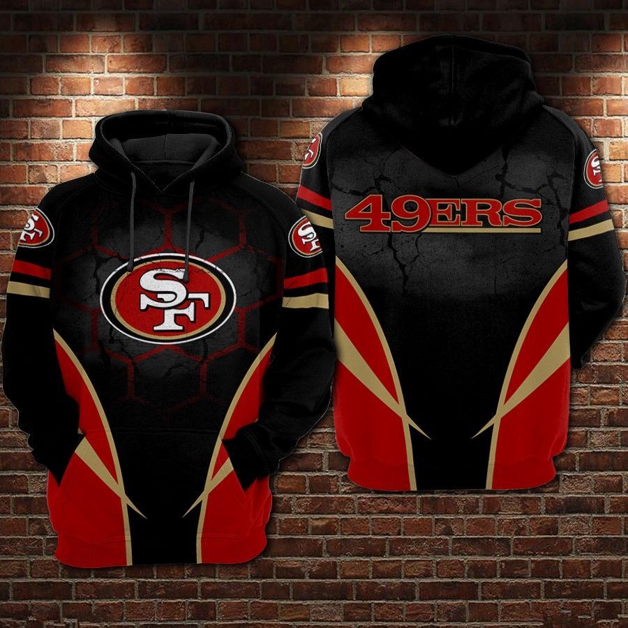 San Francisco 49Ers Nfl Football 3D All Over Printed Hoodie, Zip Up Hoodie