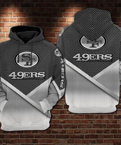 San Francisco 49Ers Nfl Football Gray 3D All Over Printed Hoodie, Zip Up Hoodie