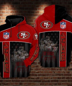 San Francisco 49Ers Nfl Football Anniversary 3D Hoodie For Men For Women San Francisco 49Ers All Over Printed Hoodie.