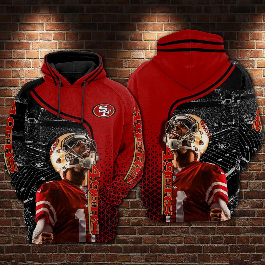 San Francisco 49Ers Nfl Football Limited 3D All Over Print Zip Up Hoodie Option