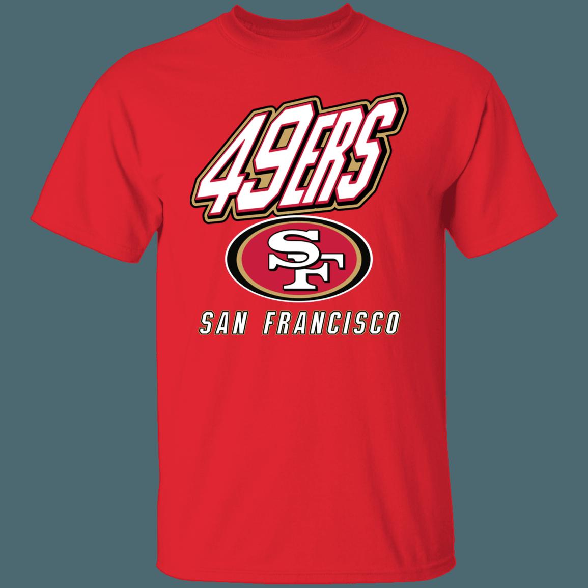 San Francisco 49ers Retro 90's NFL T-Shirt Sweatshirt Hoodie Gifts for Fans