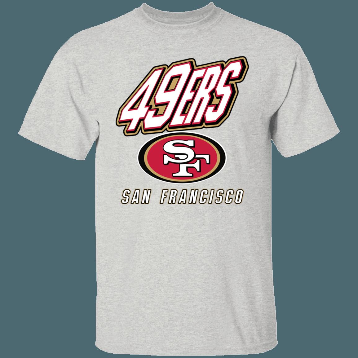 San Francisco 49ers Retro 90's NFL T-Shirt Sweatshirt Hoodie Gifts for Fans - Image 4
