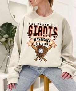 San Francisco Baseball Crewneck Sweatshirt, Vintage San Francisco Baseball Shirt, San Francisco MLB Shirt, Baseball Fan Gifts, MLB Fan