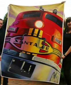 Santa Fe BNSF Blanket Gifts for Santafe Lovers