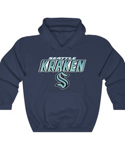 Seattle Kraken Retro Heavyweight NHL Hoodie Sweatshirt Shirt Gifts for Fans