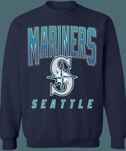 Seattle Mariners MLB Crewneck Sweatshirt Hoodie Shirt Gifts for Fans
