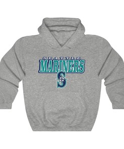 Seattle Mariners Vintage 90's MLB Hoodie Sweatshirt Shirt Gifts for Fans
