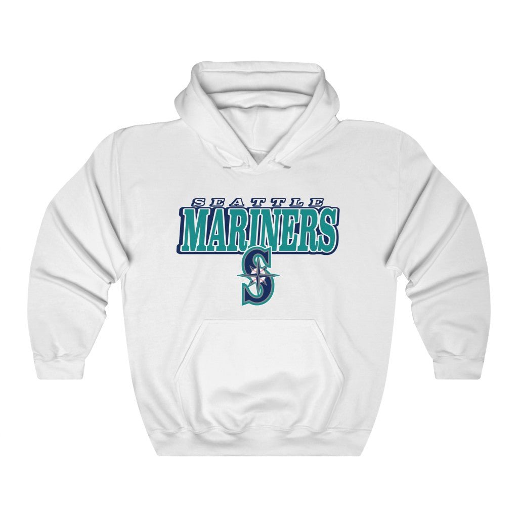 Seattle Mariners Vintage 90's MLB Hoodie Sweatshirt Shirt Gifts for Fans - Image 2