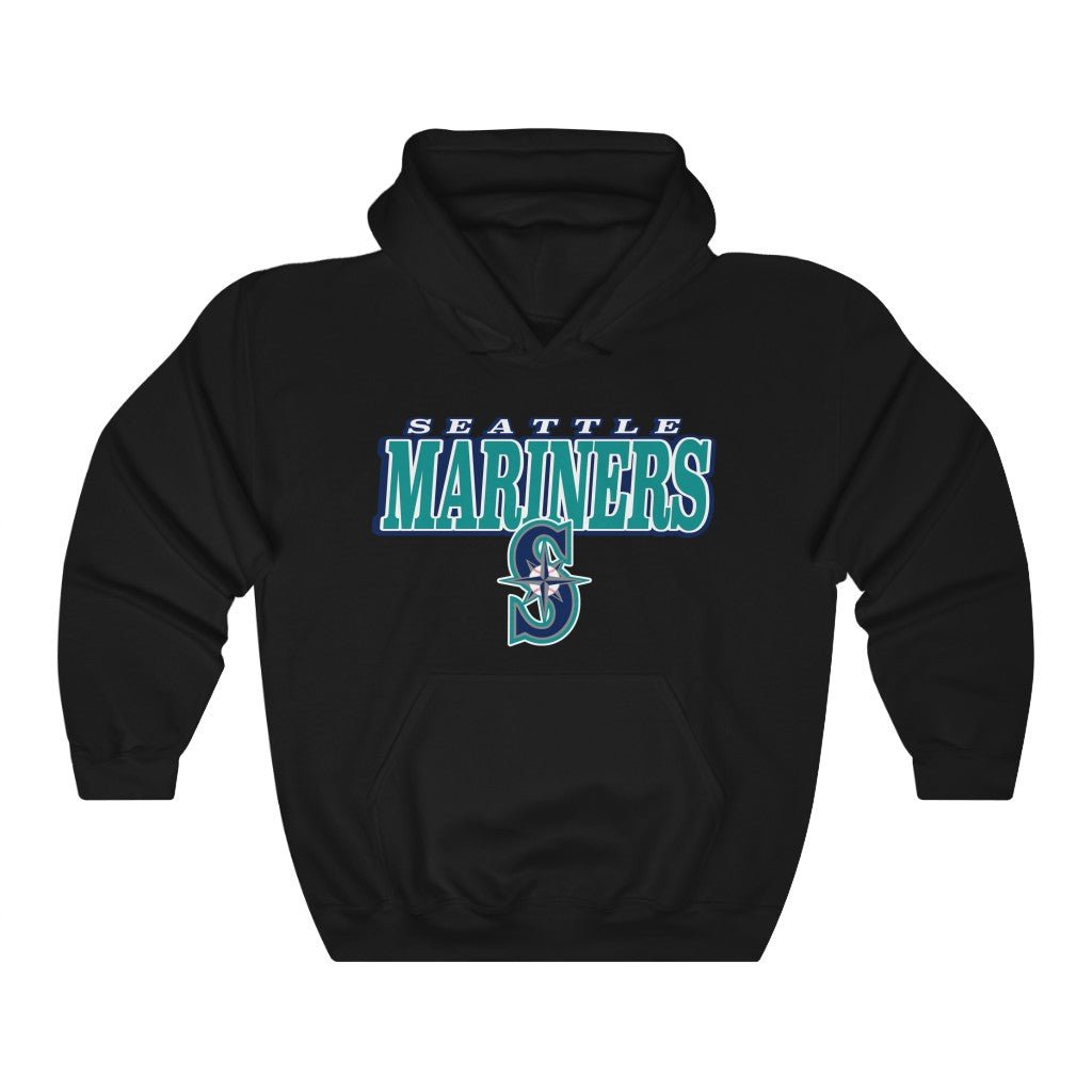 Seattle Mariners Vintage 90's MLB Hoodie Sweatshirt Shirt Gifts for Fans - Image 3