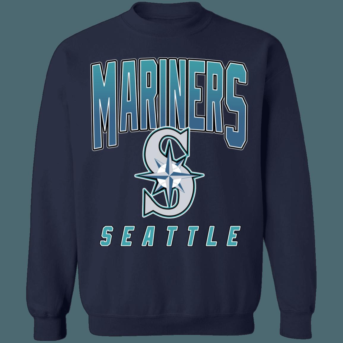 Seattle Mariners Vintage MLB Crewneck Sweatshirt Hoodie Shirt Gifts for Seattle Mariners Fans